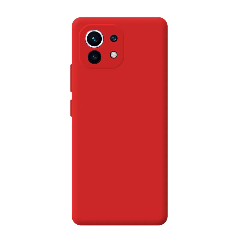 Capa Apokin para Xiaomi Mi 11 Silicone Macio com Proteção de Câmara 3D Preto - Imagem 5