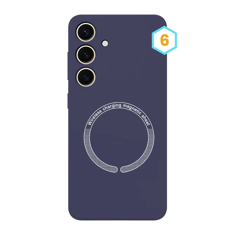 Capa Apokin Samsung Galaxy S24 Silicone Líquido com MagSafe Cor 8 - Imagem 2