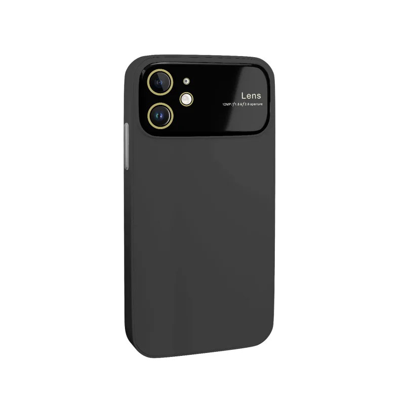 Capa de Silicone Apokin para iPhone 11 Mate com Proteção de Câmara Preto - Imagem 5