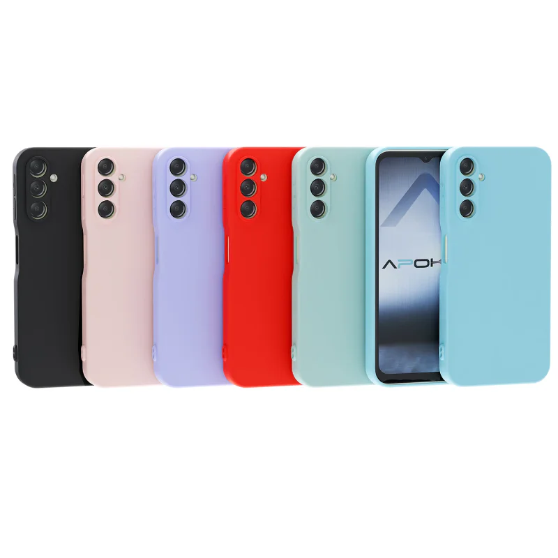 Capa Silicone Macio Apokin para Samsung Galaxy A05S Rosa