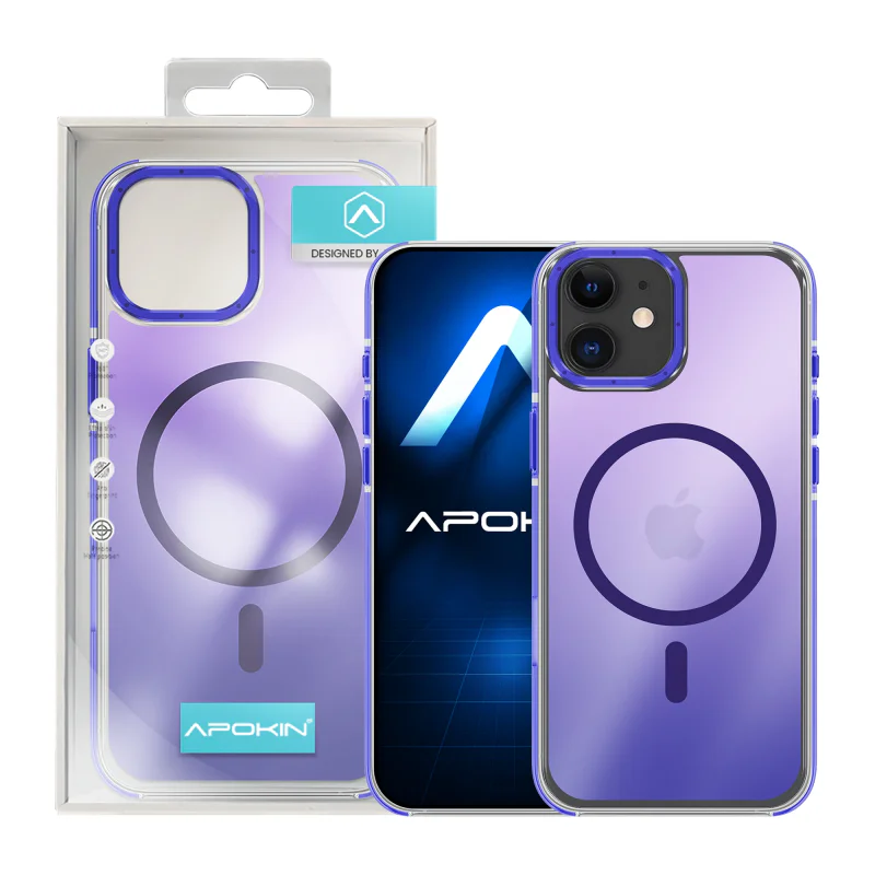 Capa Apokin para Apple iPhone 11 Efeito Camaleão com MagSafe Preto - Imagem 4