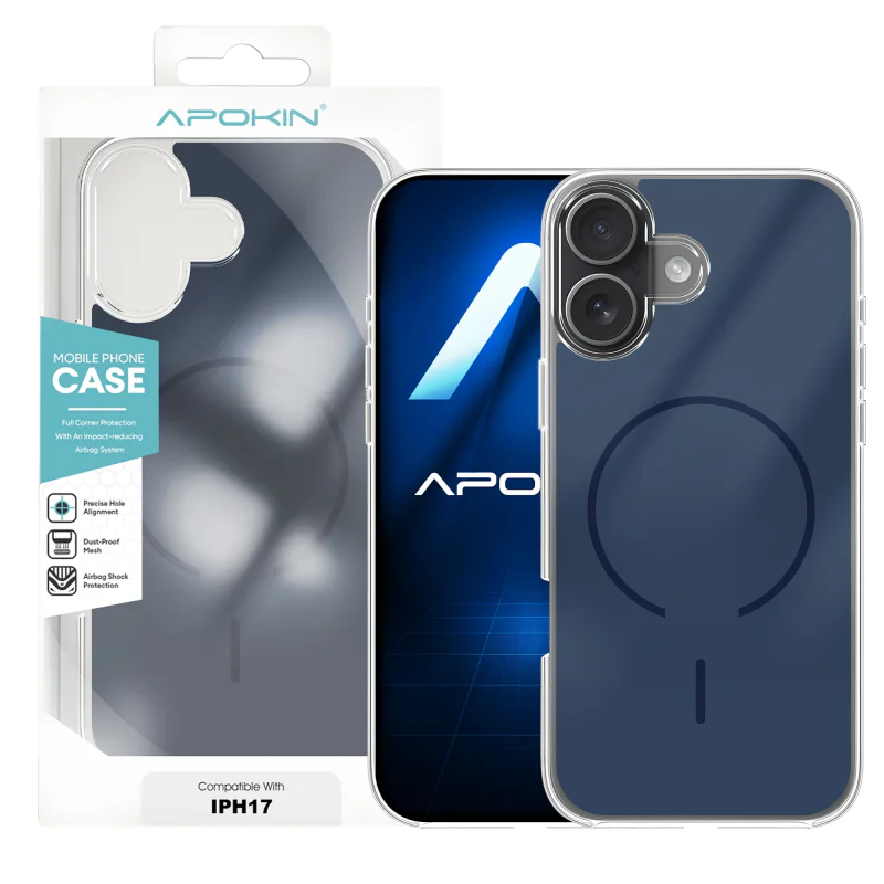 Capa Apokin para iPhone 17 MagCase com MagSafe Branco - Imagem 3