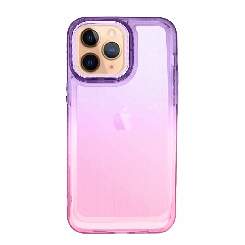 Capa Apokin Space Degradé com Proteção de Câmara para iPhone 11 Pro Rosa e Amarelo - Imagem 6