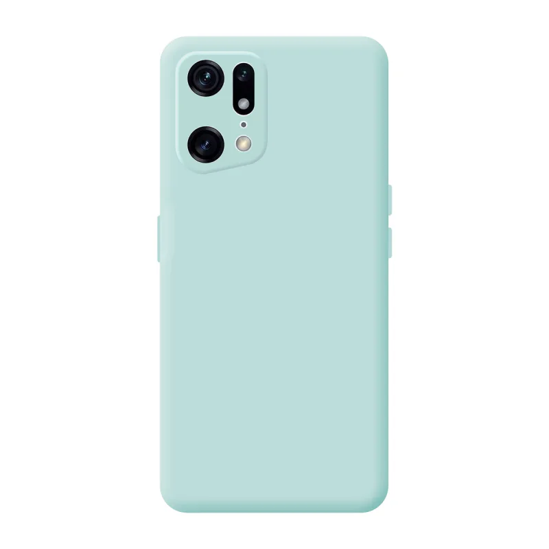 Capa Apokin para Oppo Find X5 Pro Silicone Macio com Proteção Câmara 3D Azul - Imagem 3