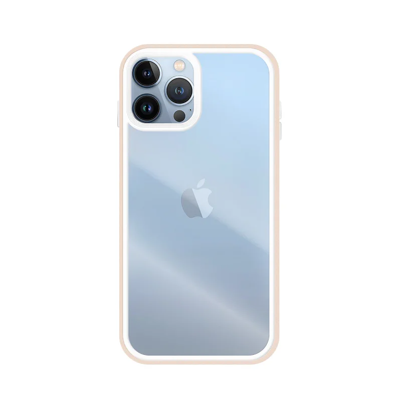 Capa Apokin Antichoques Transparente com Borda de Borracha para iPhone 13 Pro Variedade de cores - Imagem 3