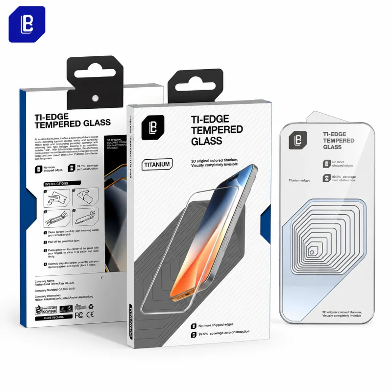 Protetor de Ecrã Apokin em Titânio para iPhone 17 Pro e iPhone 18 Pro Prata - Imagem 3