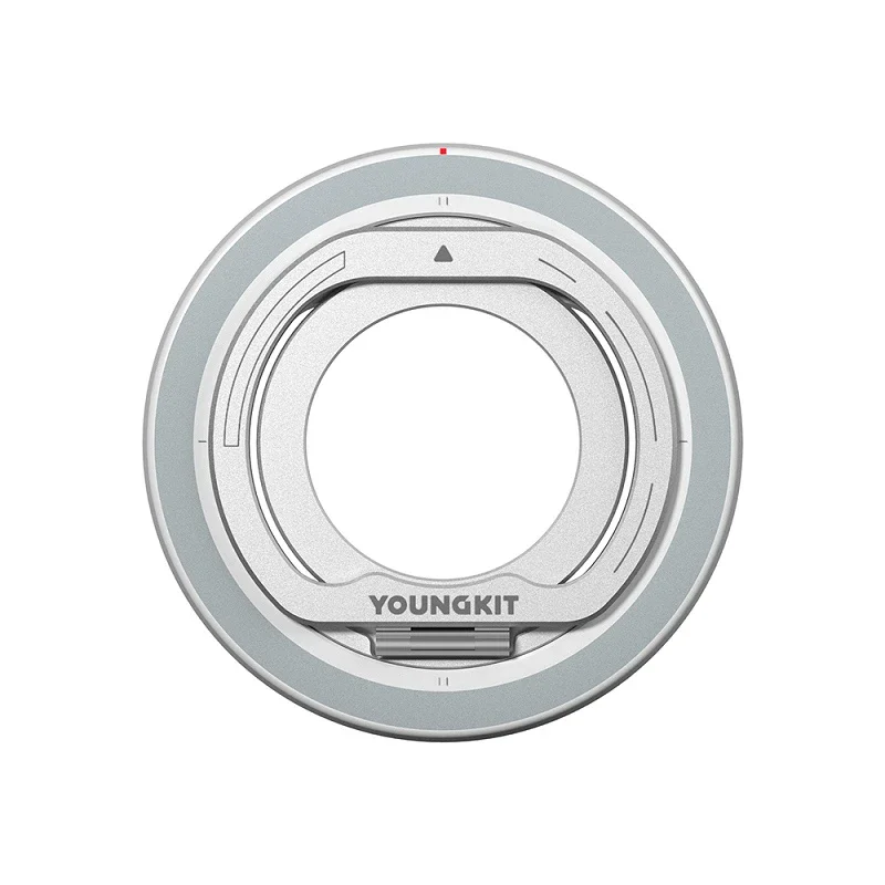 Suporte de Anel Apokin Youngkit Ring Stand com MagSafe Prateado