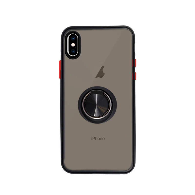 Capa de Gel Apokin Fumada com Íman e Suporte para iPhone XS Max Variedade de cores - Imagem 3