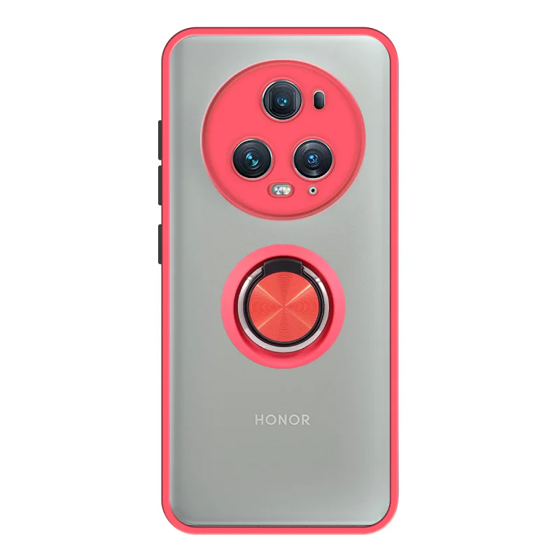 Capa Apokin de Gel com Íman e Suporte para Honor Magic5 Lite Fumada Preto - Imagem 2