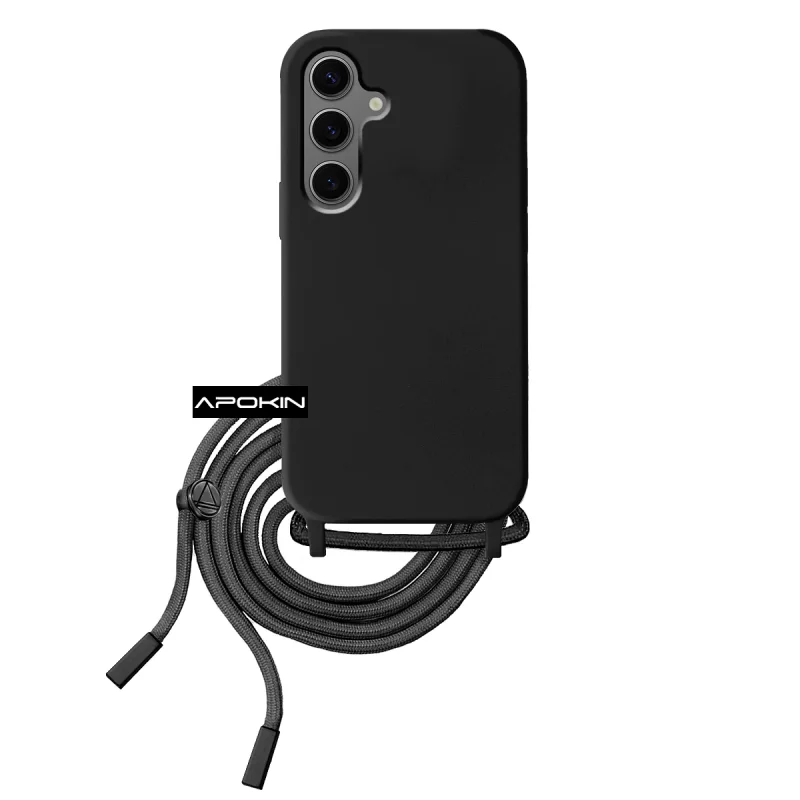 Estojo Macio Apokin com Cordão para Samsung Galaxy S24 Plus Rosa - Imagem 6