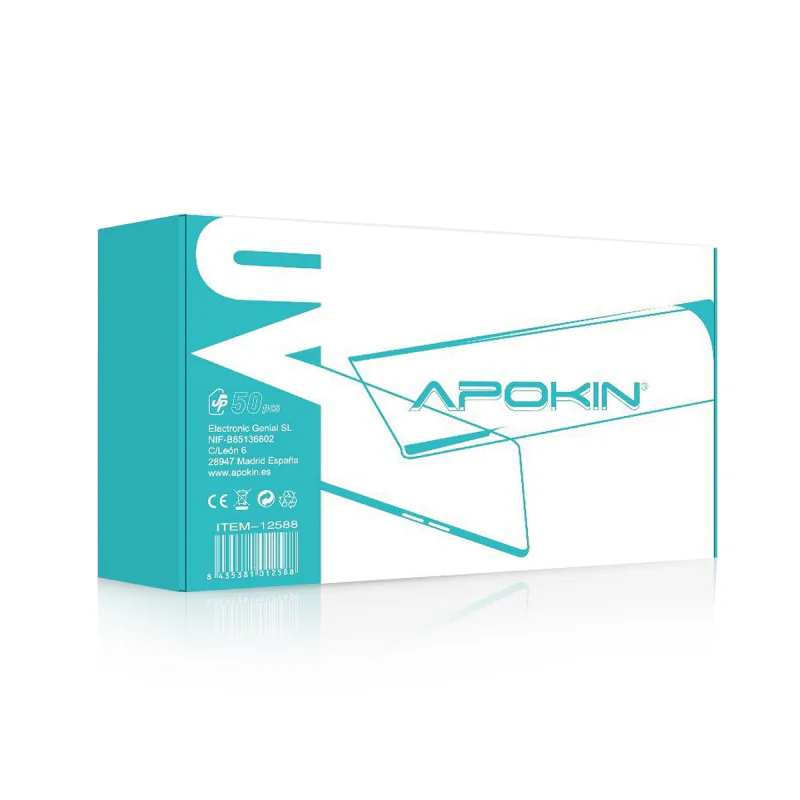 Películas de Hidrogel UV Apokin para Máquina de Corte Plotter Pack de 50 Unidades Transparente