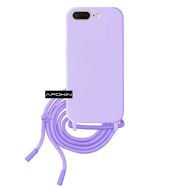 Capa Apokin para iPhone 6 Plus, 7 Plus e 8 Plus com Cordão Preto - Imagem 4