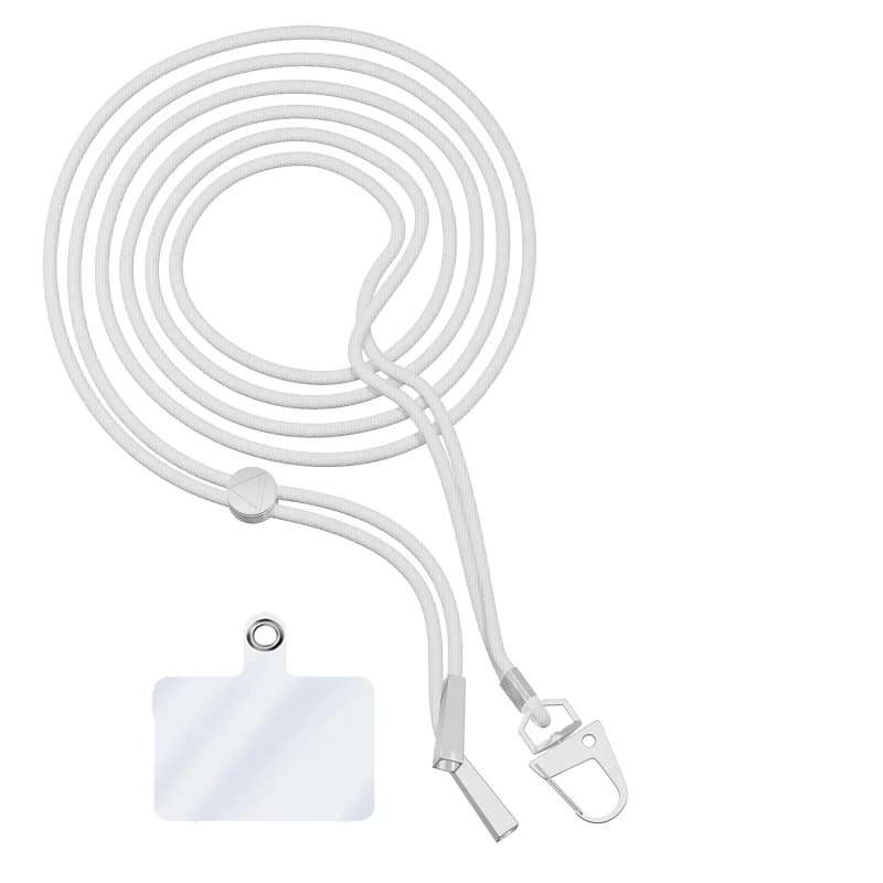 Cordão Universal Apokin V2 com Adaptador para Telemóvel Branco