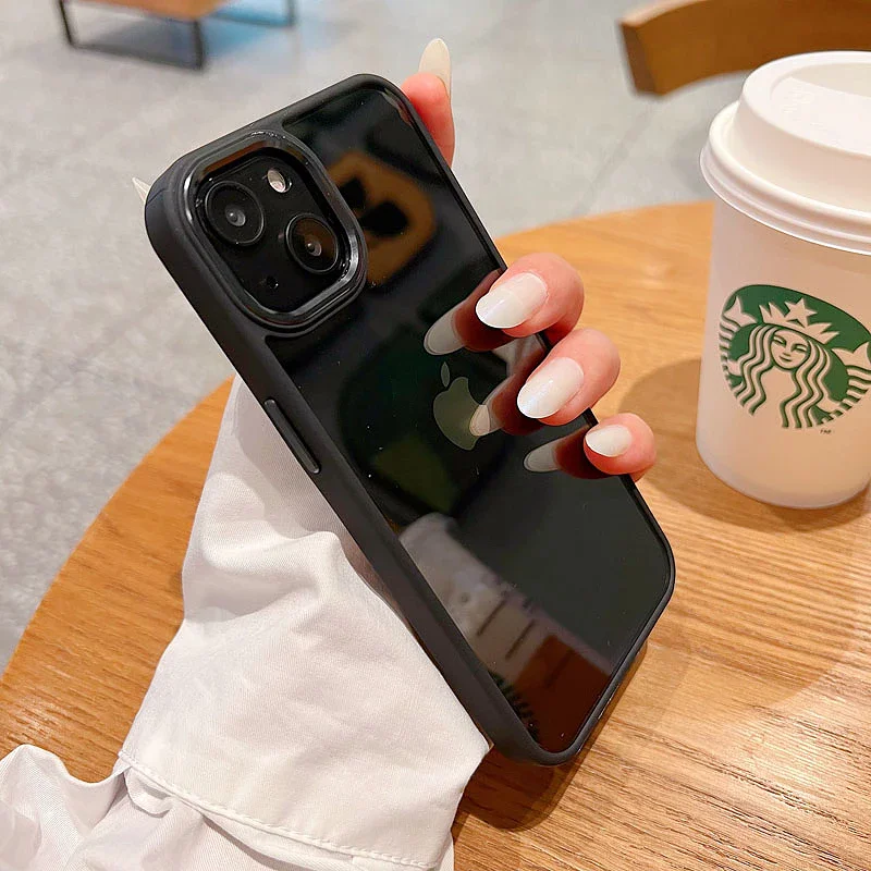 Capa Apokin para iPhone 11 Transparente Antichoque com Rebordo de Câmara em Alumínio Rosa - Imagem 6