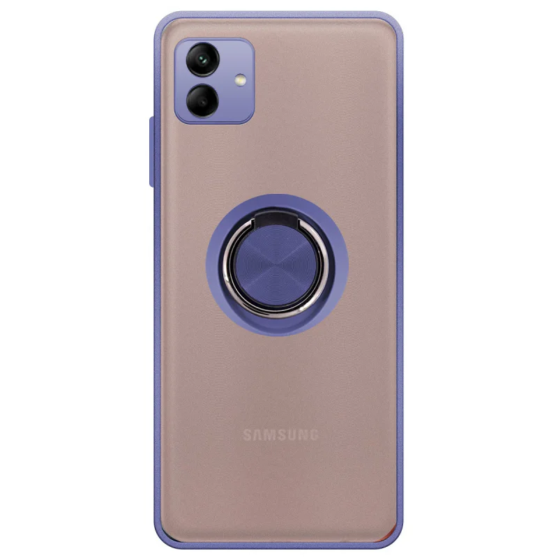 Estojo de Gel Apokin com Íman e Suporte Fumê para Samsung Galaxy A04e Vermelho - Imagem 3