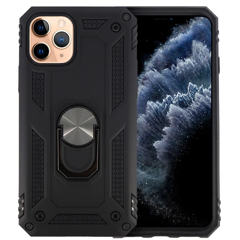 Capa Apokin para iPhone 11 Pro Alumínio Antichoques com Íman e Suporte de Anel 360