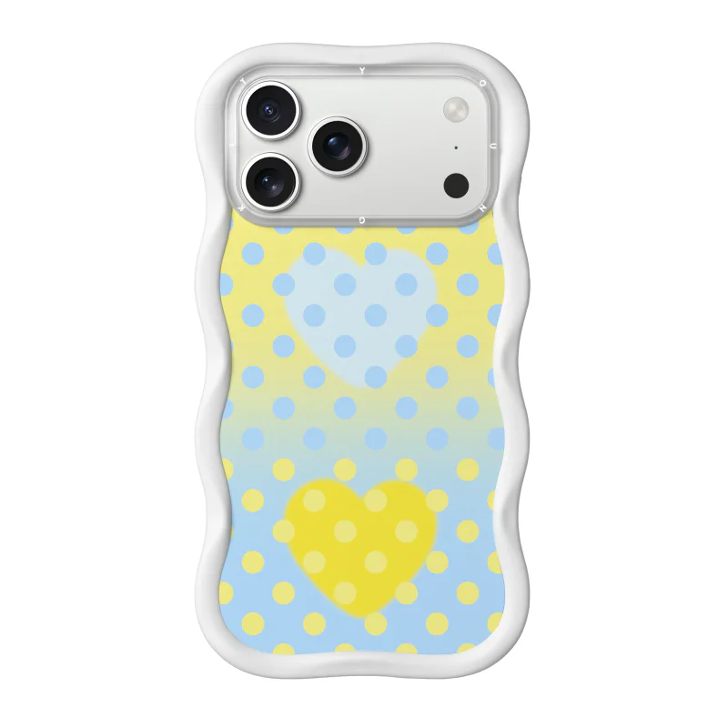 Capa Youngkit Big Wave Sweetheart com MagSafe para iPhone 16 Pro Max Branco