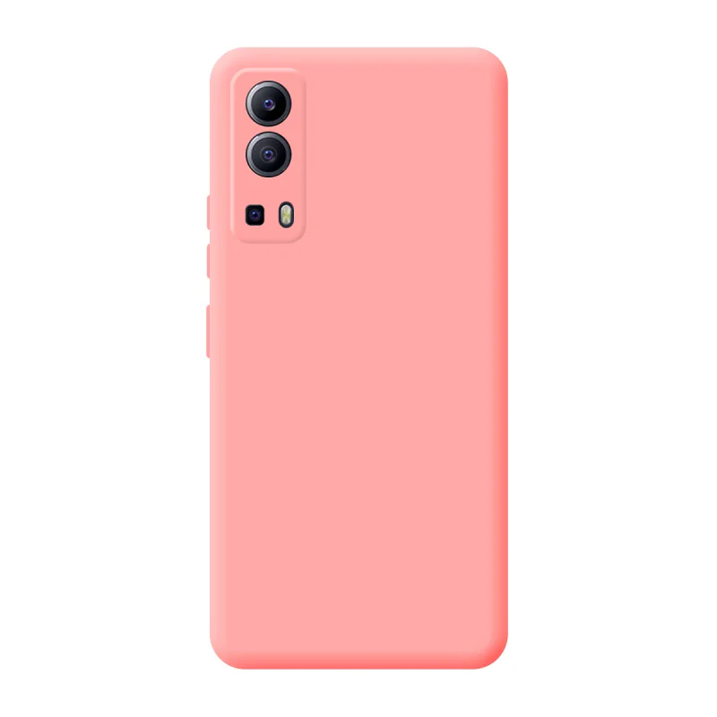 Capa Apokin para Vivo Y52 em Silicone Macio com Relevo de Câmara 3D Rosa - Imagem 3