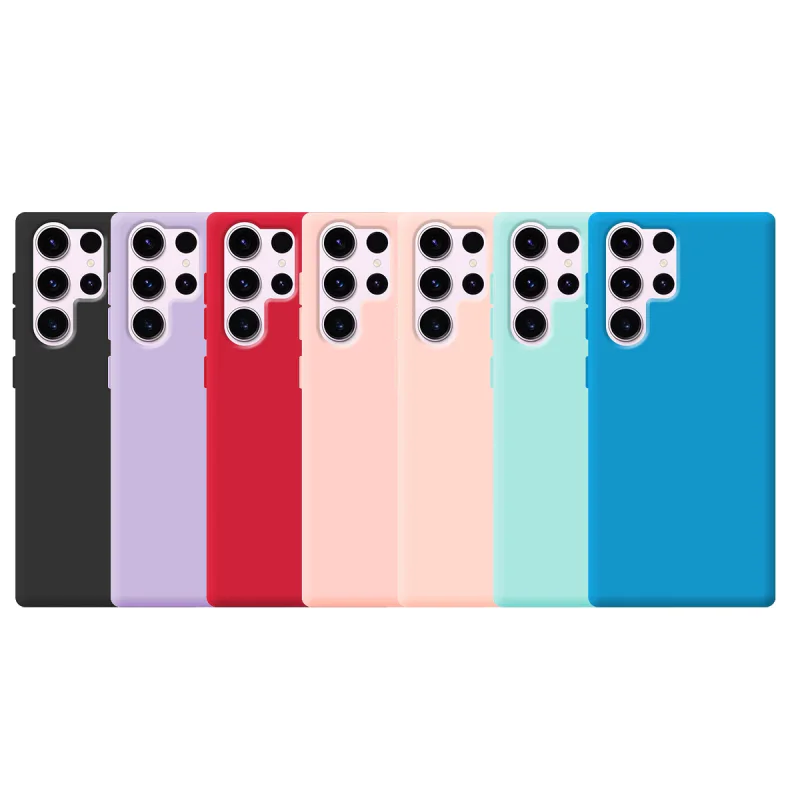 Capa Apokin para Samsung Galaxy S23 Silicone Suave com Câmara 3D Rosa - Imagem 1
