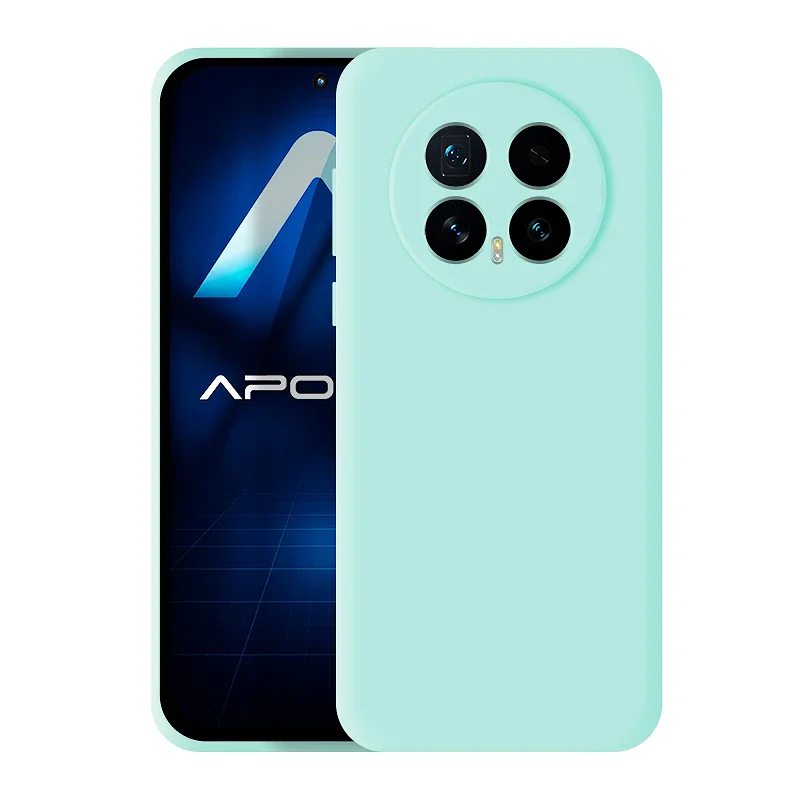Capa de Silicone Suave Apokin para Honor Magic 8 Rosa claro - Imagem 3