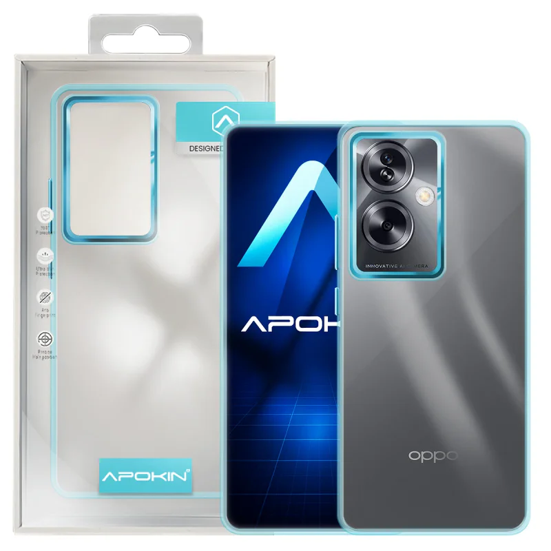Capa Apokin para Oppo A79 Acrílica Transparente Lilás - Imagem 6