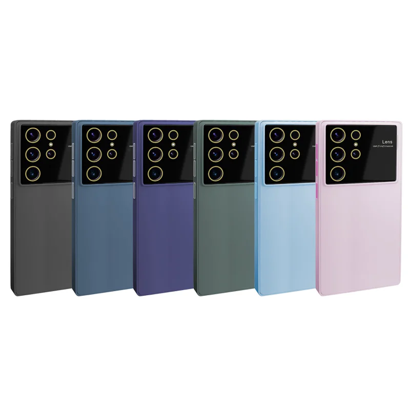 Capa Apokin para Samsung Galaxy S23 Ultra Silicone Mate com Proteção de Câmara Variedade de cores