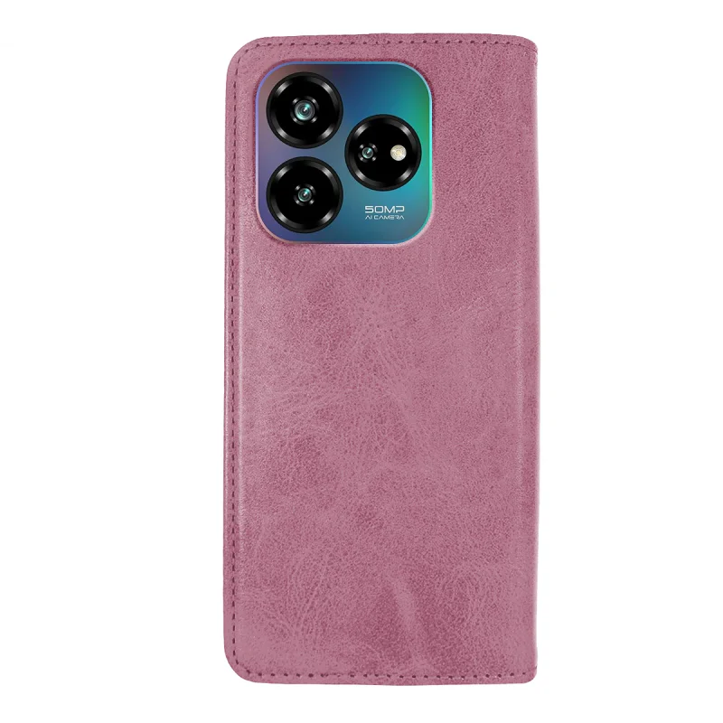 Capa Livro Apokin em Pele Sintética com Porta-Cartões para ZTE Blade V60 Vermelho - Imagem 2