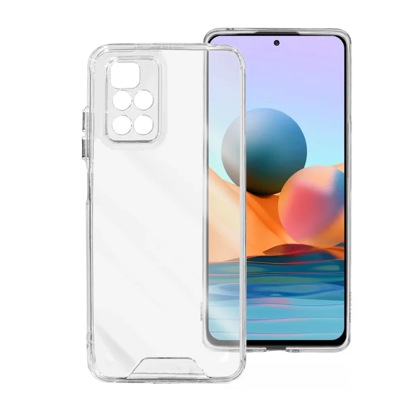 Capa Apokin Space Case Transparente Rígida para Xiaomi Redmi 10