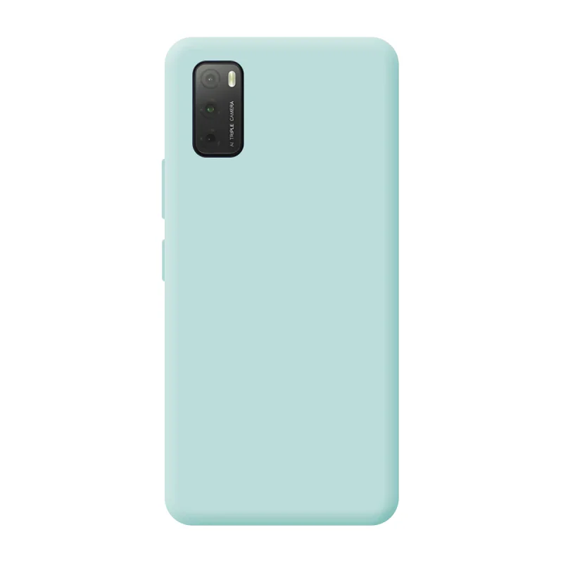 Capa de Silicone Macio Apokin com Proteção de Câmara 3D para TCL 20Y Azul - Imagem 3