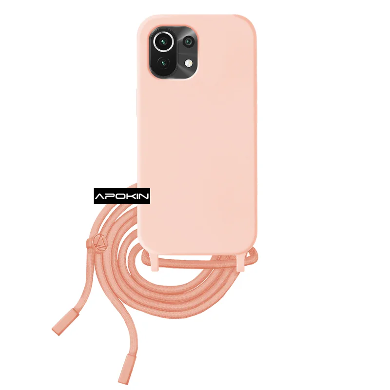 Capa Apokin para Xiaomi Mi 11 Lite Suave com Cordão Variedade de cores - Imagem 5