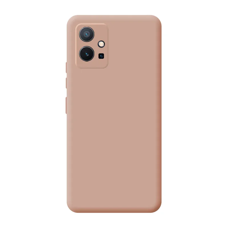 Capa Apokin para Vivo Y55 5G Silicone Suave com Proteção de Câmara 3D Rosa - Imagem 4
