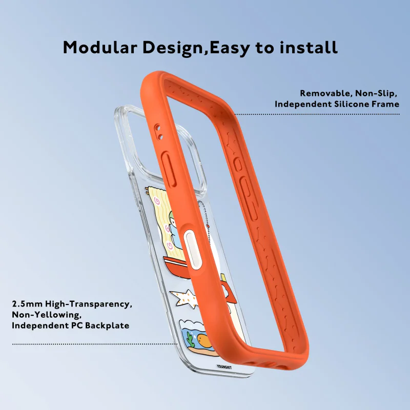 Capa Apokin Youngkit para iPhone 17 Pro Max e 18 Pro Max Magnética City Life - Imagem 4