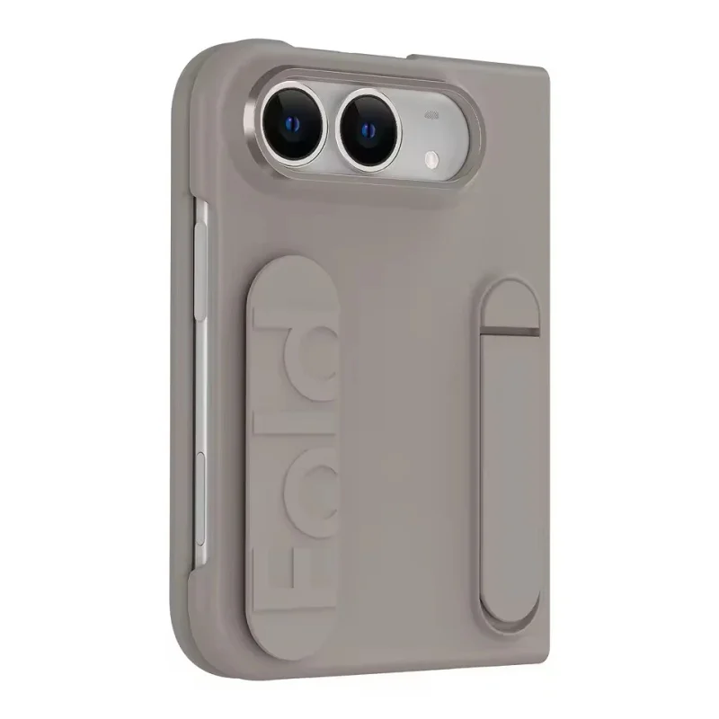 Capa Apokin para iPhone 18 Duo com Fita e Suporte Cinza - Imagem 6