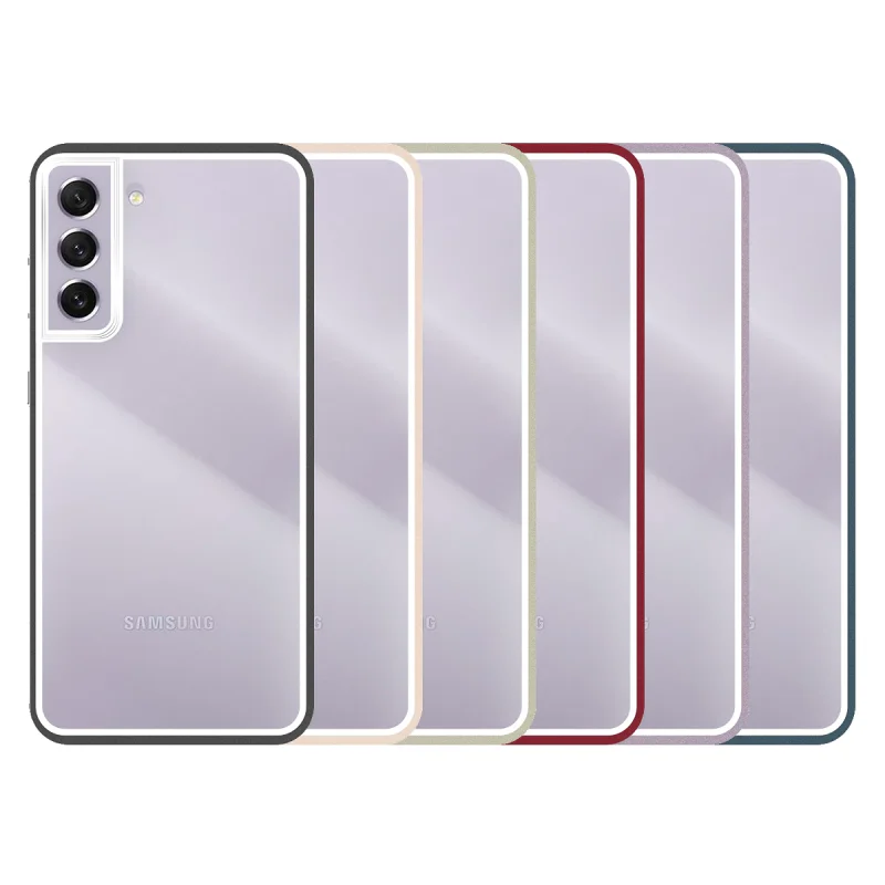 Capa Apokin para Samsung Galaxy S22 Antichoque Transparente com Borda Colorida Sortida - Imagem 1