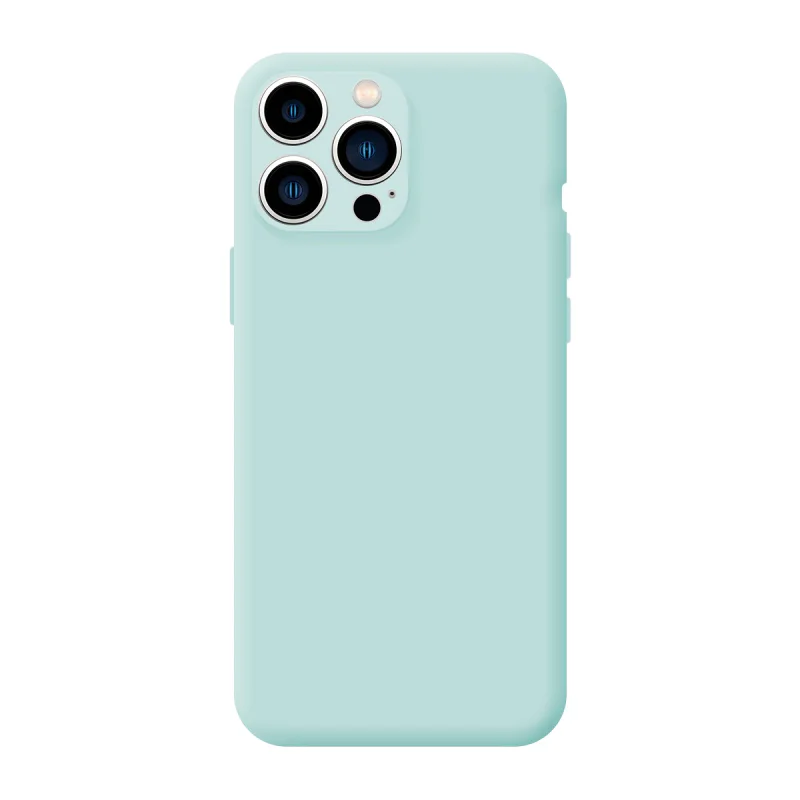 Capa Apokin para Apple iPhone 13 Pro Max em Silicone Macio com Proteção de Câmara 3D Azul - Imagem 3