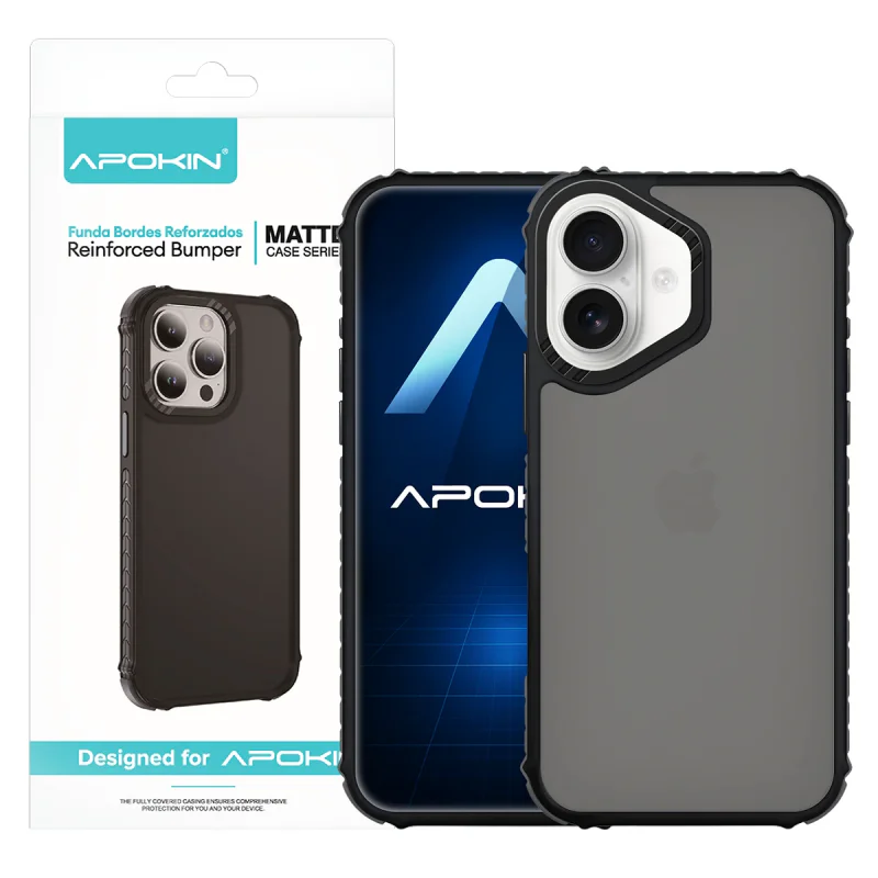 Capa Apokin Fumada Rock para iPhone 16 Plus Preto - Imagem 6