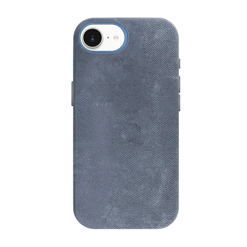 Capa Apokin Mocome para iPhone 16e e 17e em Pele com MagSafe Pistácio - Imagem 4