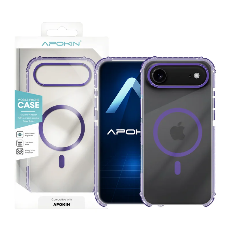Capa Apokin Rock para iPhone 17 Air com MagSafe Azul - Imagem 4