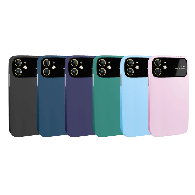 Capa de Silicone Apokin para iPhone 11 Mate com Proteção de Câmara Preto - Imagem 1