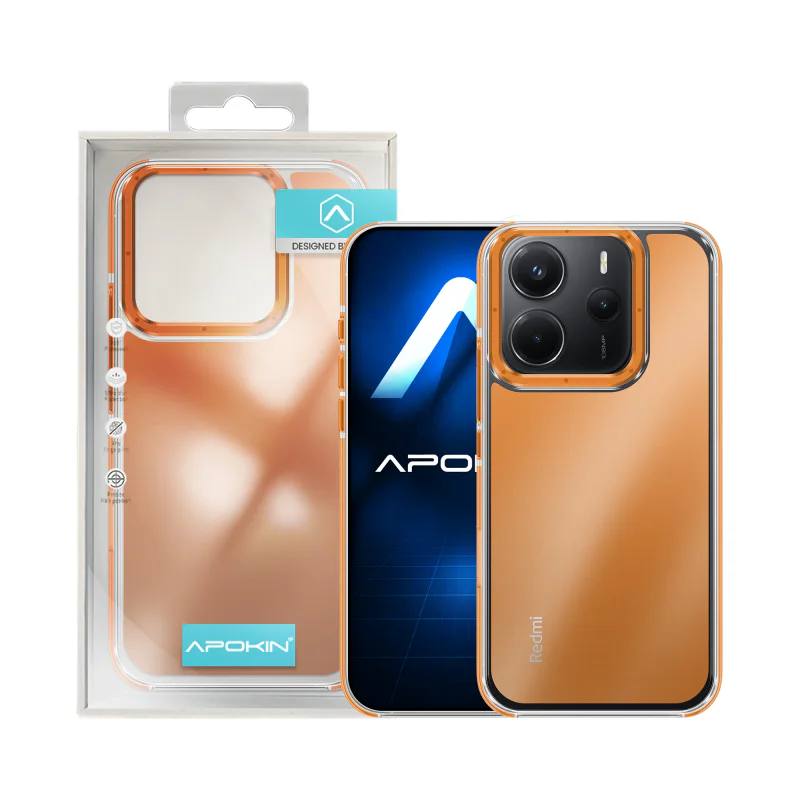 Capa Camaleão Apokin para Xiaomi Redmi Note 14 4G Preto - Imagem 2