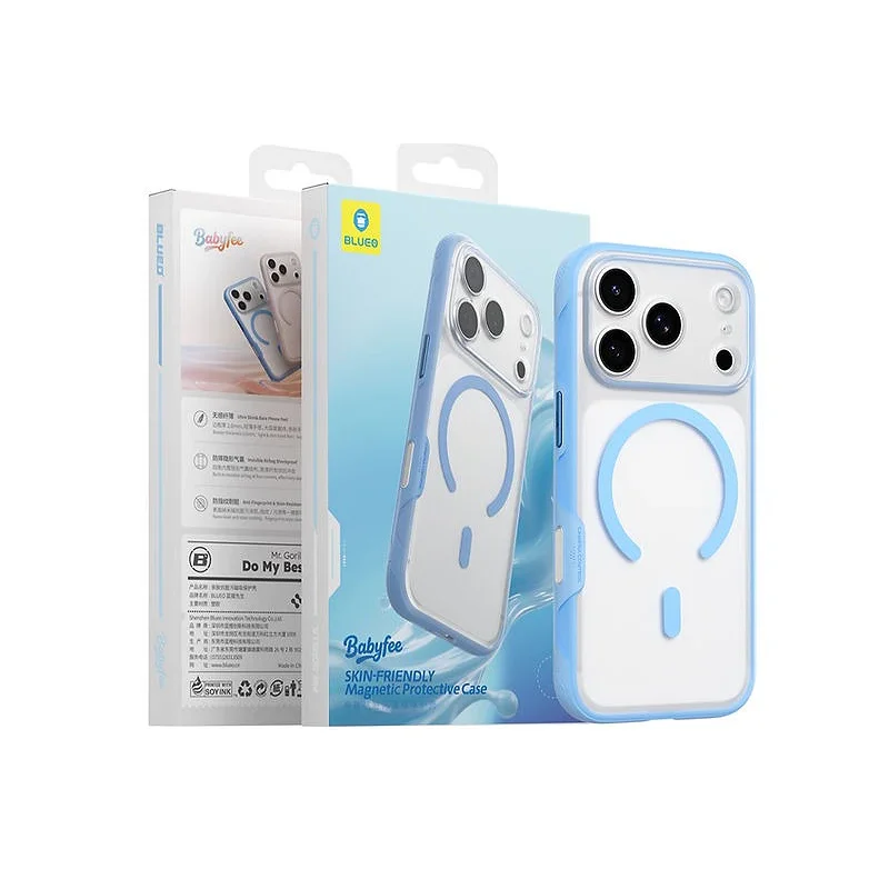 Capa Apokin Blueo Babyfee Skin Magnética para iPhone 17 Pro Max e 18 Pro Max Rosa - Imagem 6