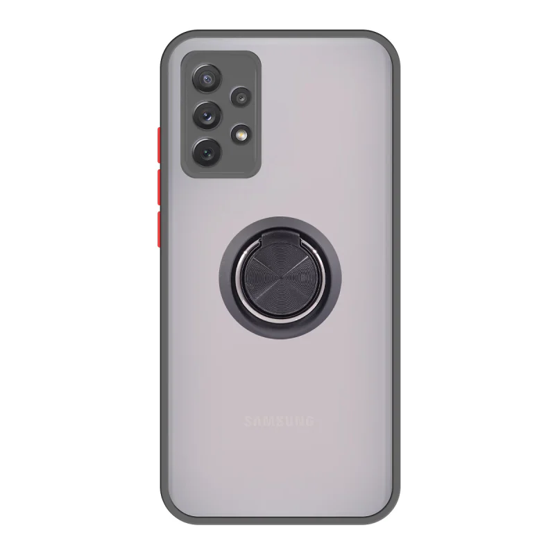Capa Apokin para Samsung Galaxy A73 5G Gel Magnética com Suporte Fumada Azul - Imagem 4