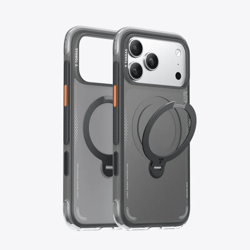 Capa Apokin Ostand Q3 Air para Apple iPhone 17 Pro Max e iPhone 18 Pro Max Preto