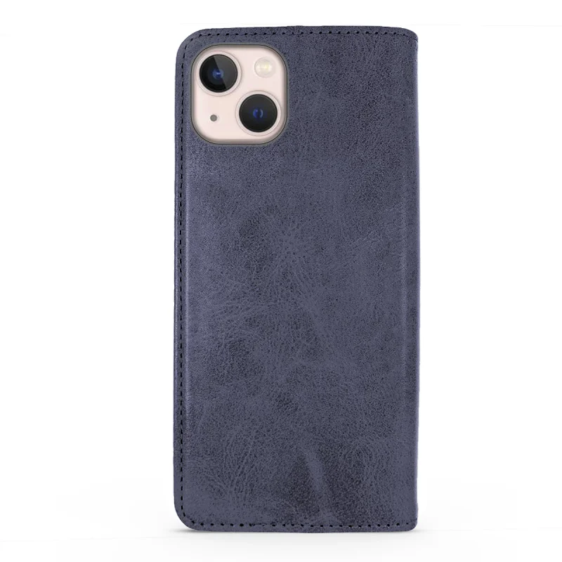 Capa Livro Apokin em Pele Sintética com Porta-cartões para iPhone 14 Plus Variedade de cores - Imagem 3