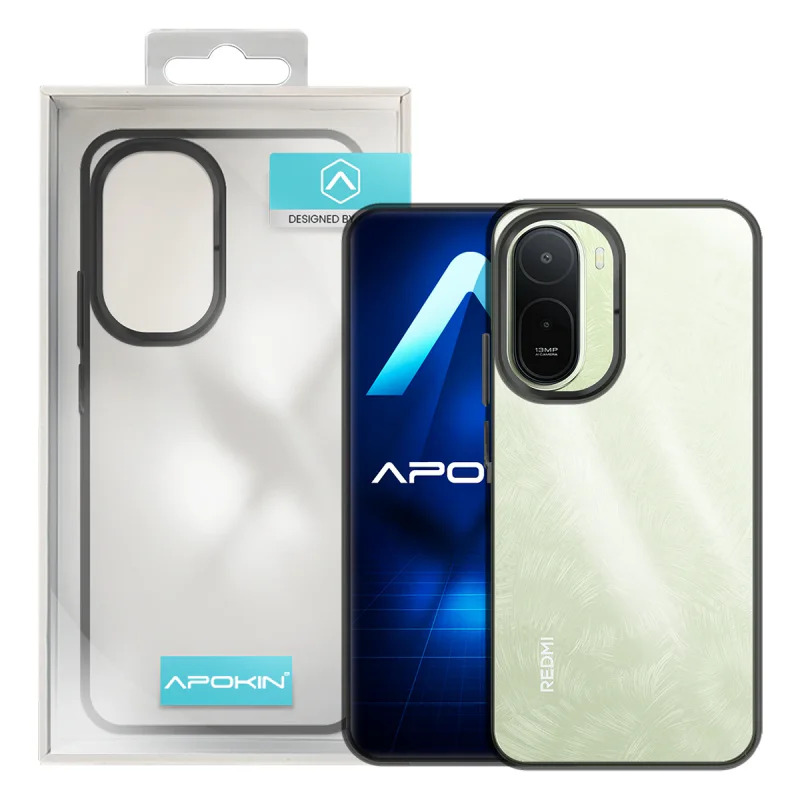 Capa Acrílica Apokin para Xiaomi Redmi A7 Transparente Branco - Imagem 2