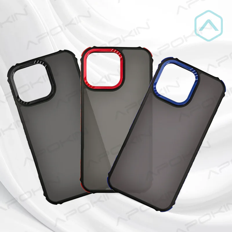 Capa Apokin para iPhone 15 Rock Fumada Azul - Imagem 5