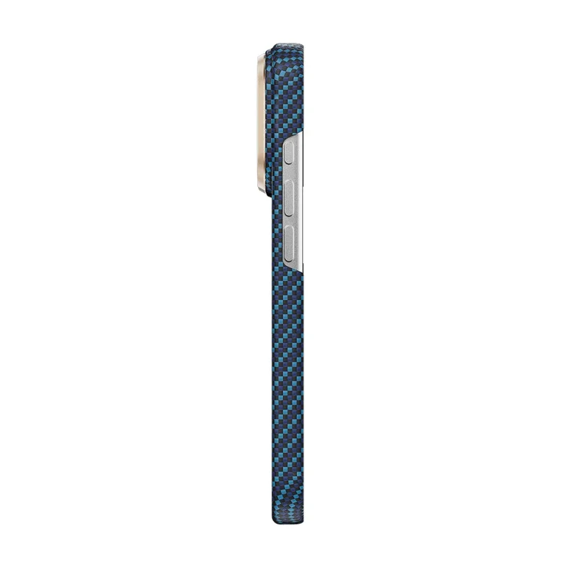 Capa Apokin BENKS Knight Air C1 para Apple iPhone 17 Pro e 18 Pro Kevlar Magnética Azul - Imagem 4