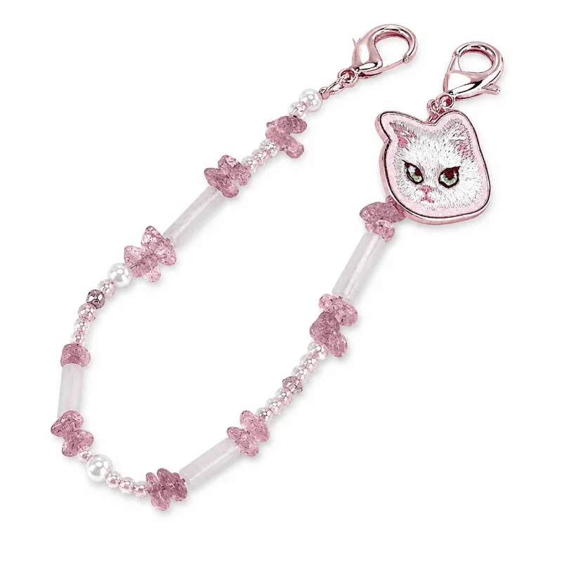 Pendente para Telemóvel Apokin Nimmy Gato da Sorte Rosa - Imagem 3