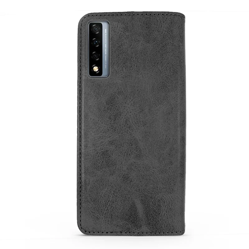 Capa de Pele Apokin para TCL 20L com Porta-Cartões Vermelho - Imagem 2