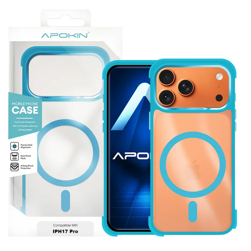 Capa Premium MagSafe em Silicone iPhone 17 Pro Azul-marinho Variedade de cores - Imagem 5